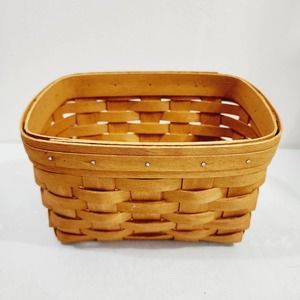 Longaberger Baskets Handwoven Dresden Ohio USA Small Storage Solutions Basket